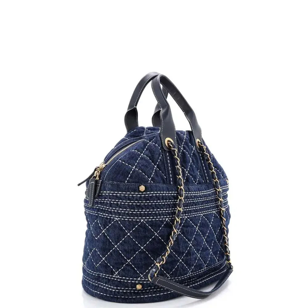 Chanel Denim Trip Tote Quilted #255041C38B - Picture 2 of 7